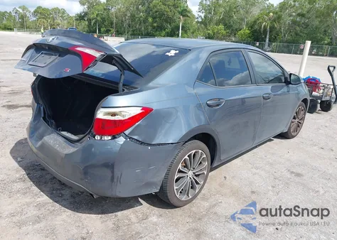 2014 Toyota Corolla S Plus из США, поврежденный, VIN 2T1BURHE0EC089387